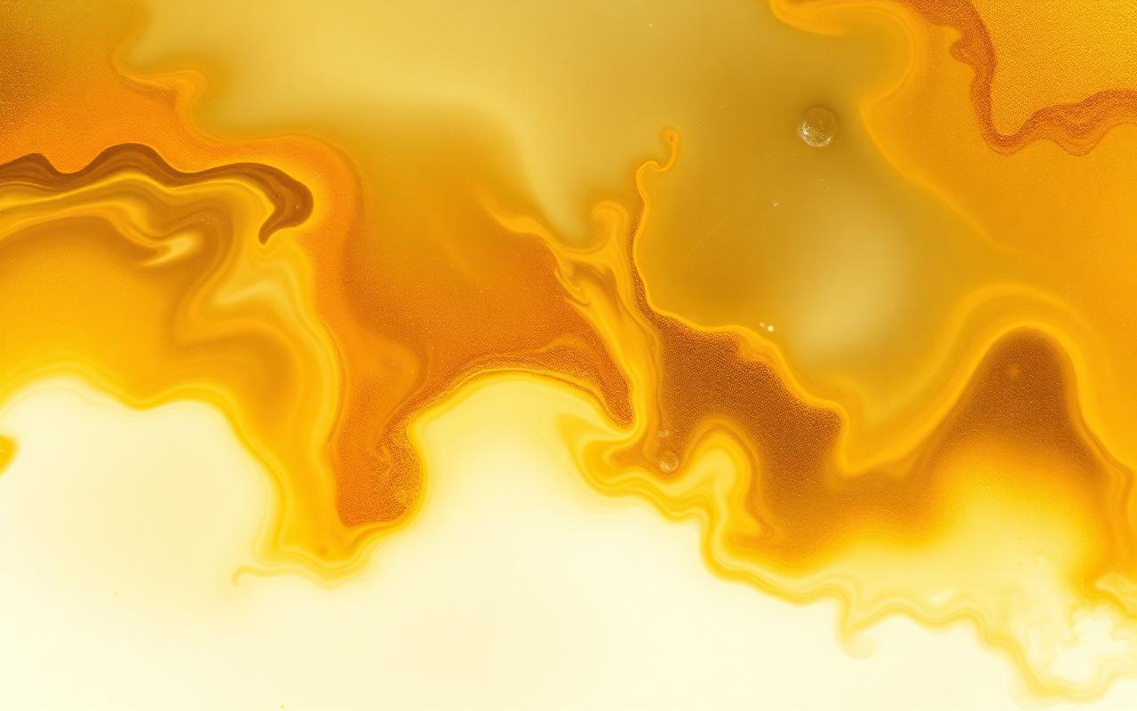 Gold ink dispersing in water